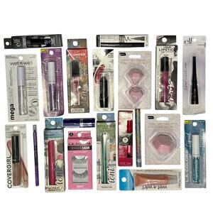 NEW Makeup Lot of 20 Mixed Bundle Eyeshadow Mascara Lipstick Eyelash Concealer